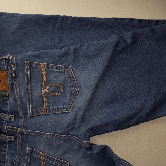 Lucky Brand Lola Boot Blue Jeans Size 6 Regular - Picture 9 of 12